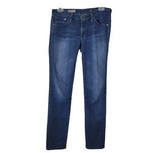 AG Adriano Goldschmied Sz 27 Reg The Stilt Cigarette Jeans Medium Wash Women's
